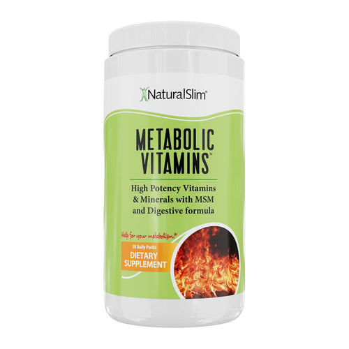 NaturalSlim Metabolic Vitamins® | Powerful Vitamins | Multivitamins and Minerals, B-Complex with Niacin (B3)
